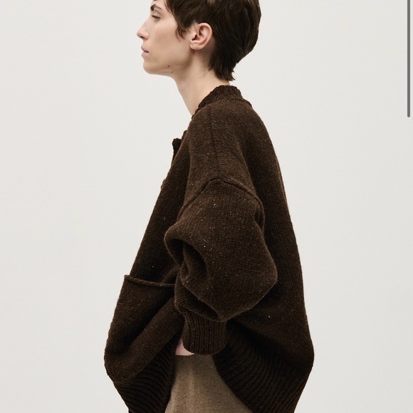 Babaa cardigan no11 earth - Picture 2 of 12